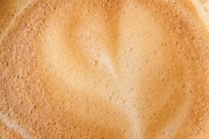 Cappuccino Latte Art Herz Gelungener Schaum