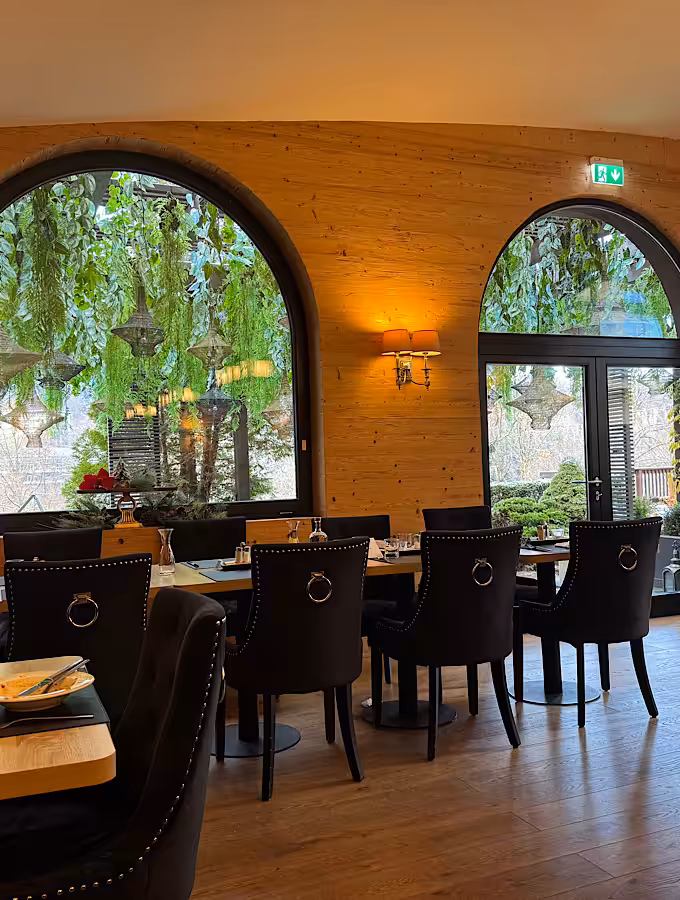 Speiseraum im Hotel in Bad Herrenalb