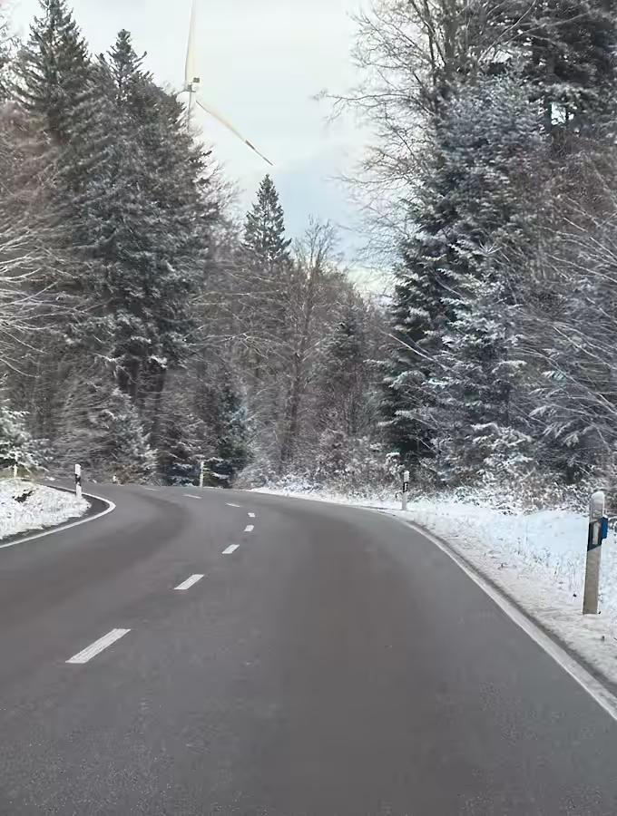Strasse im winter