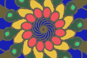 Mandala in braun