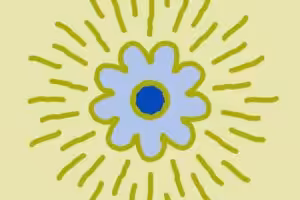 Helles grünes Mandala