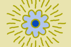 Helles grünes Mandala