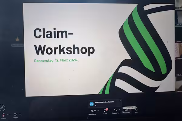 Claimworkshop- als Screenshot
