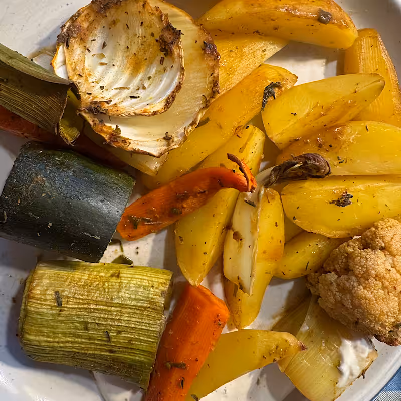 Gemüse aus dem Backofen