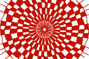 Rotes Mandala